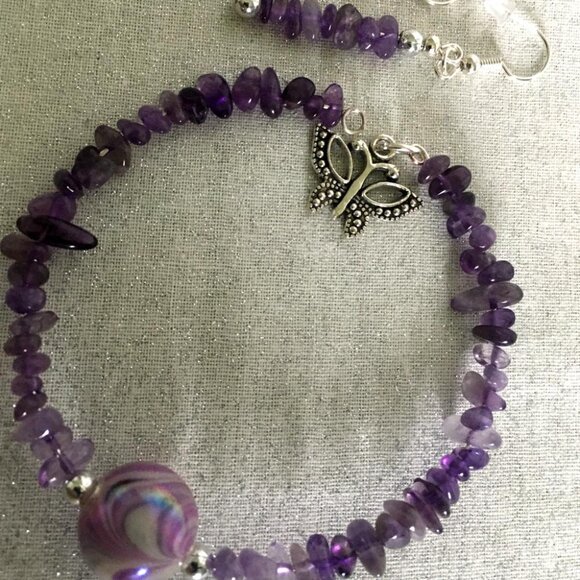 Amethyst Bracelet & Earring Set – 6 Sets to choose from - Picture 10 of 10